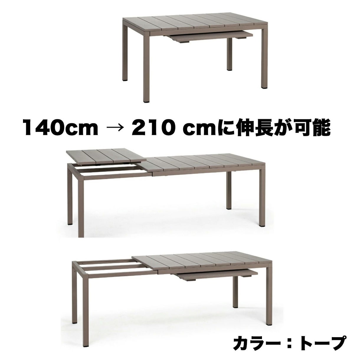 リオ ダイニングテーブル トープ